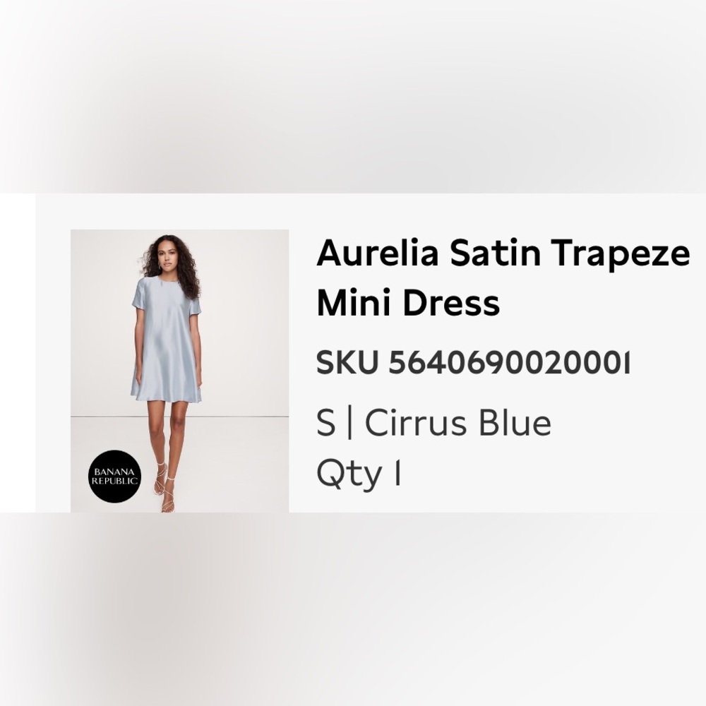 NWT Banana Republic Aurelia Dress